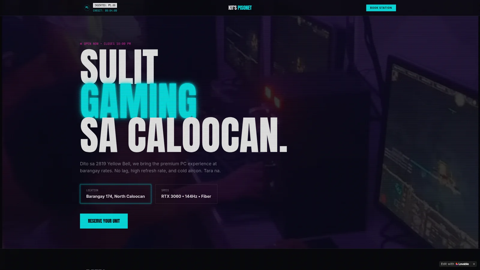 KITS PisoNet homepage preview